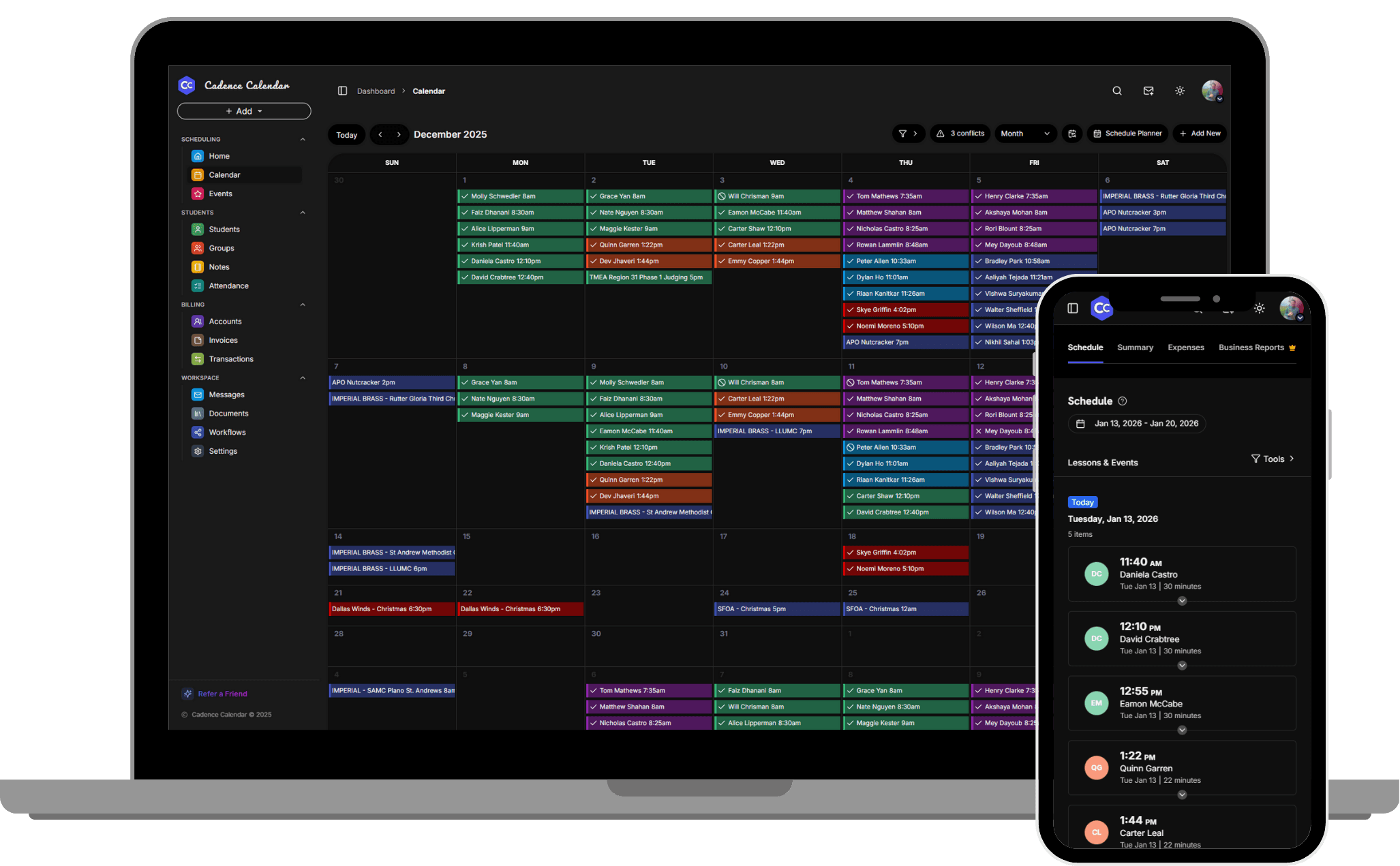 Cadence Calendar product screenshot
